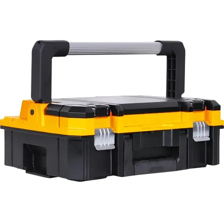 Caixa De Ferramentas 13 Dewalt Modelo Dwst17808 Com Alça Longa Preto/amarelo