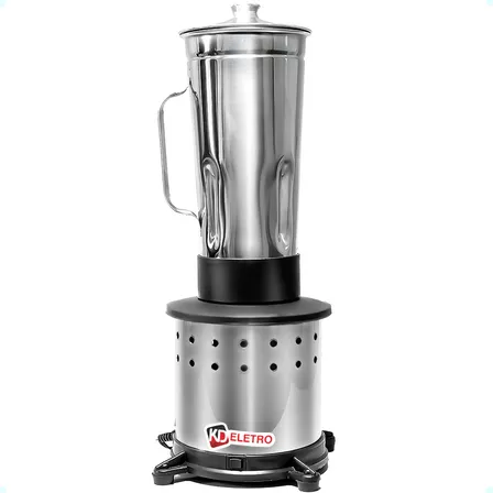 Liquidificador Industrial Kd Eletro Liquidificador Industrial Lar-2 2 L Aço Inoxidável 127v