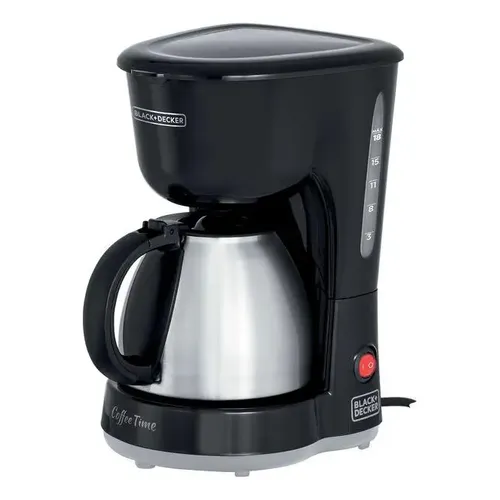 Cafeteira Elétrica BLACK+DECKER 15 a 18 Cafés CM15 Com Jarra de Inox