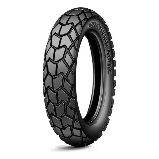 Pneu traseira para moto Michelin Sirac com câmara de 120/80-18 T 62 x 1 unidade