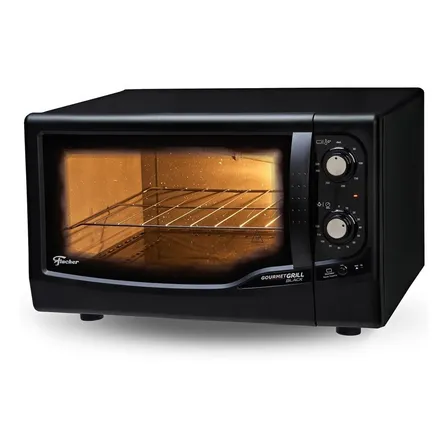 Forno Elétrico de Bancada Fischer Gourmet Grill 44 litros Preto
