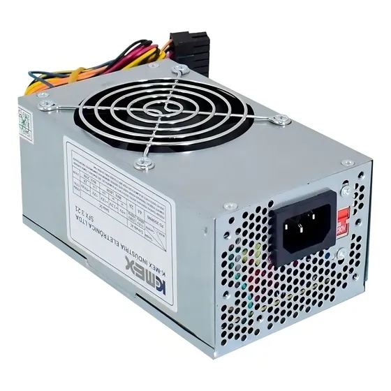 Fonte De Alimentação K-mex Pd-200 Rng Prata 200w Sfx Para Pc