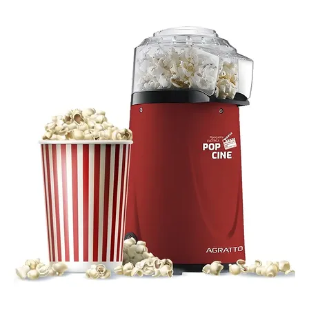 Pipoqueira Elétrica Pop Cine Manteiga Vermelha Agratto Cor Vermelho 220v