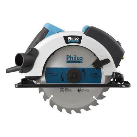 Serra Circular Philco Force 1500w 5500rpm Psc01 220v Azul-celeste