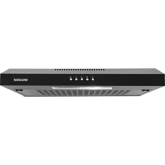 Depurador De Cozinha Suggar Slim Com Manta De Parede 60cm X 8.5cm X 48cm Preto 220v