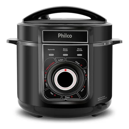 Panela de Pressão Elétrica Multifuncional Philco Ppp02pi 900W Cor Preta