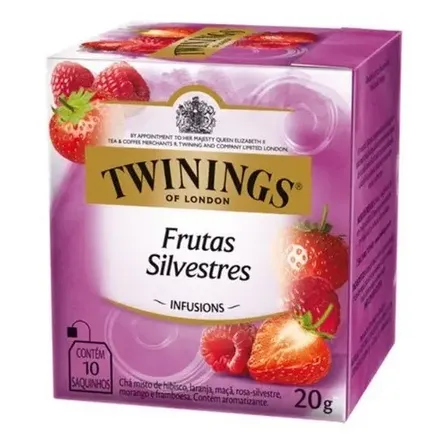 Chá de Frutas Silvestres Twinings 20g Infusão herbal