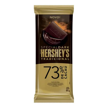 Barra De Chocolate Dark 73% Hershey's 85g