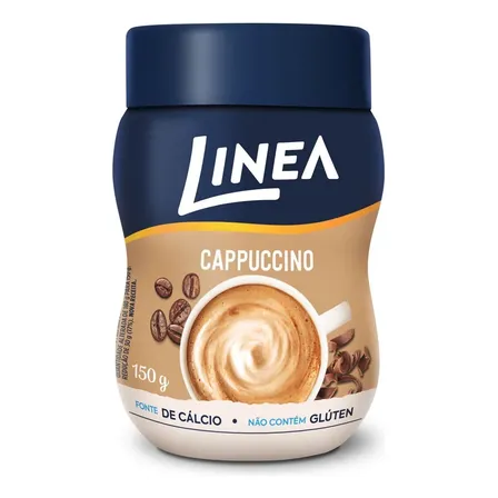 Cappuccino Em Pó Zero Adição De Açúcar Zero Glúten 150g Linea