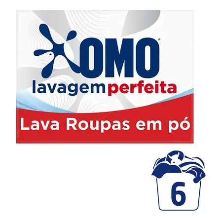 Lava-roupas Em Pó Omo Lavagem Perfeita 400g