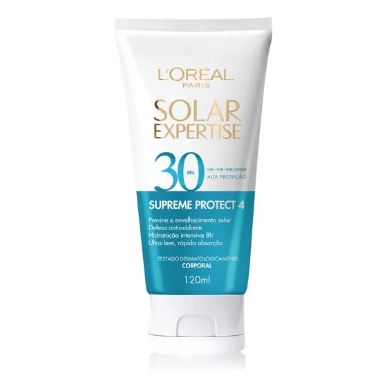 Protetor Solar Corporal Supreme Protect 4 FPS 30 Bisnaga 120ml L'oréal Paris