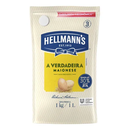 Maionese Hellmann's Tradicional Sachê 1kg