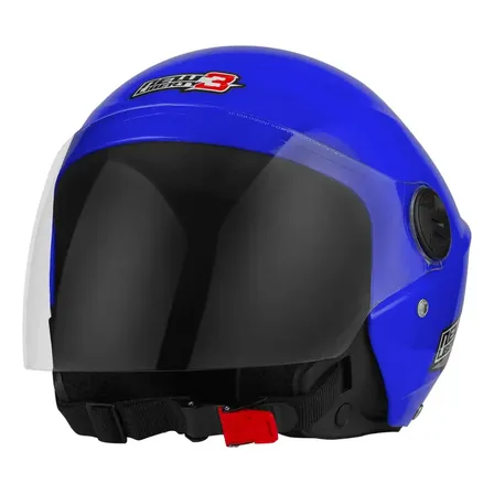 Capacete Moto Aberto Pro Tork New Liberty Three CAP-490PTF cor prata