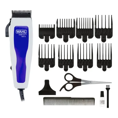 Máquina De Cortar Cabelo Home Cut Basic Wahl Cor Azul