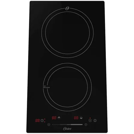 Fogão Cooktop Indução 2 Bocas Oster Cor Preto