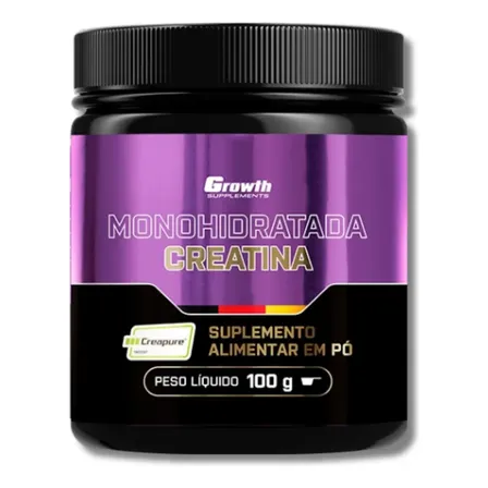 Creatina Em Pó 100g Creapure Growth Supplements