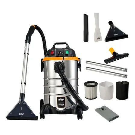 Wap Home Carpet Cleaner Pro 30 Extratora Amarelo E Preto Em Aço Inoxidável Amarelo/preto/aço Inoxidável 127v