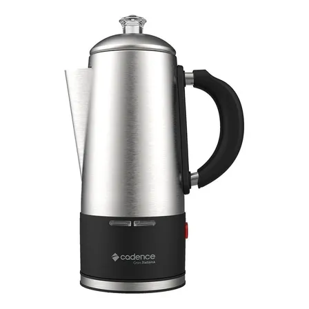Cafeteira Italiana Gran Cadence Inox 1,5l Urban Steel Caf120 Aço Inoxidável 127v