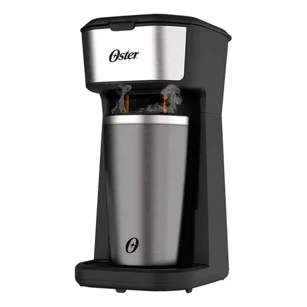 Cafeteira Elétrica 2Day Inox 2 em 1 com Copo Térmico OCAF200 Oster