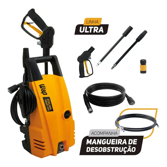 Desobstruidora de Alta Pressão WAP Atacama Smart Ultra Com Potência de 1400W 1500PSI