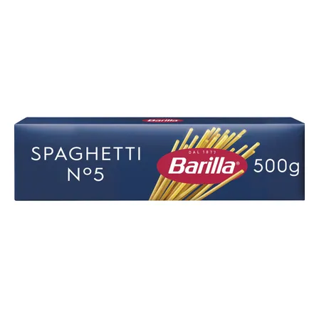 Macarrão Grano Duro Spaghetti Nº5 Barilla Caixa 500g