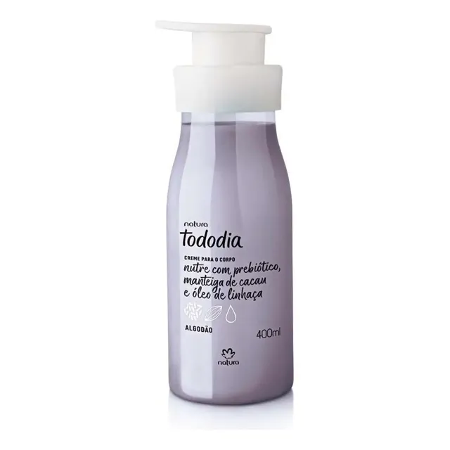 Creme Desodorante Nutritivo Para o Corpo Tododia Algodão 400 ml