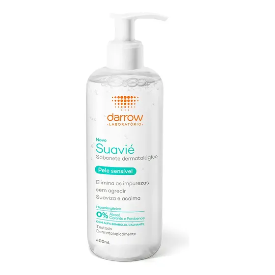 Sabonete Liquido Dermatológico Darrow Suavié Pele Sensível 400ml