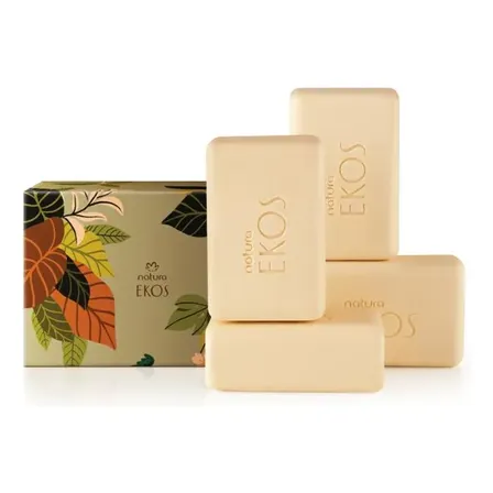 Natura Ekos Breu E Priprioca Sabonete Em Barra 4un X 100g
