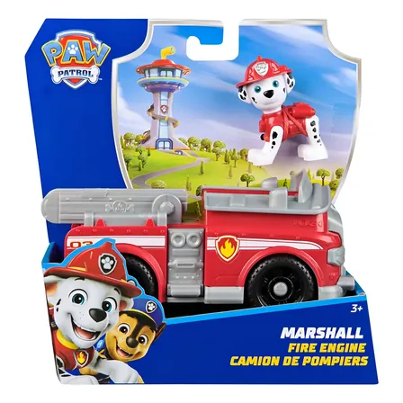 Patrulha Canina Boneco Brinquedo Veiculo Solido Marshall