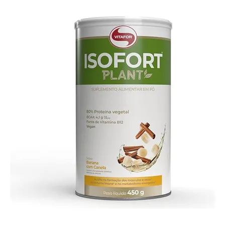 Isofort Plant Banana Com Canela 450g Vitafor