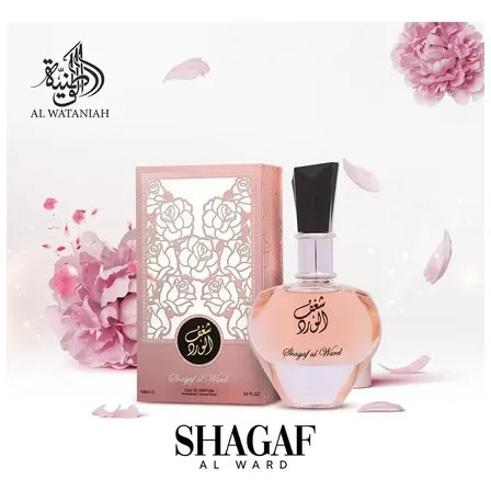 Perfume Shagaf Al Ward Eau De Parfum 100ml Lacrado/original