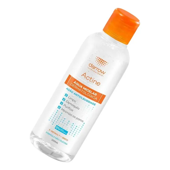 Água Micelar Actine Pele Oleosa Limpa Profunda Darrow 100ml