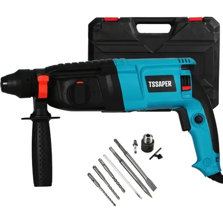 Martelete Perfurador Rompedor 4j Sds Plus 960w Profissional maleta e acessórios - Tssaper TMA4J