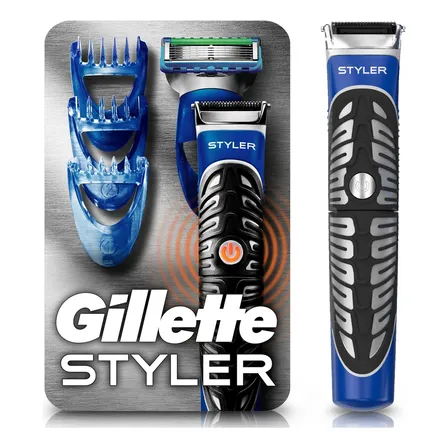 Barbeador Eletrico Gillette Styler Para Barba E Corpo, 1 Kit
