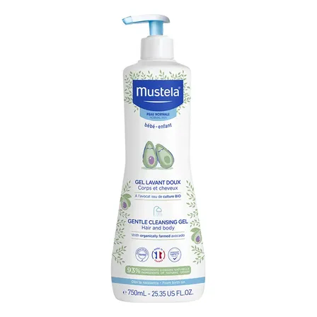 Mustela Gel Lavante Suave Com Abacate Orgânico Bebê 750ml