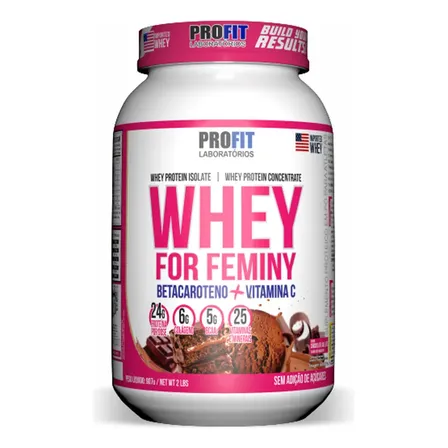 Whey For Feminy 907g - Profit / Com Nf Chocolate Ao Leite