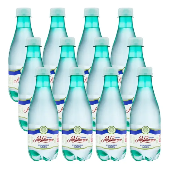 Água Mineral Natural Sem Gás São Lourenço Pack 12x300ml