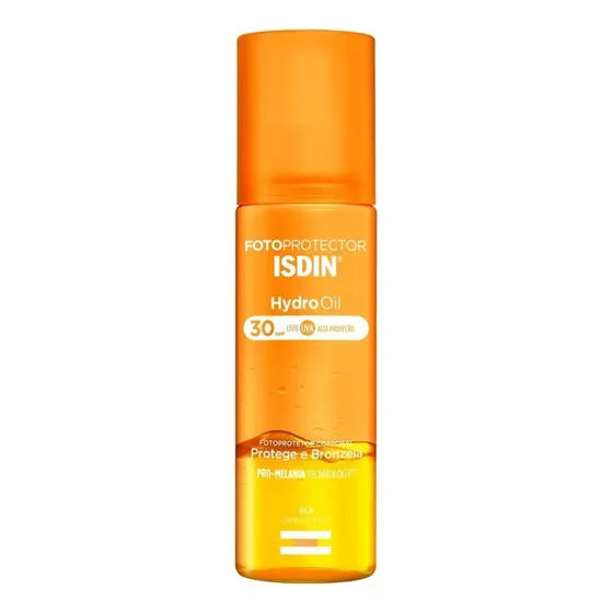 Protetor Solar Corporal e Bronzeador Isdin HydroOil FPS 30 200ml