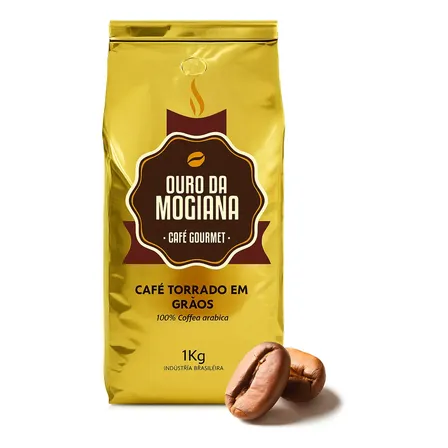 1 Kg Café Gourmet Em Grão Ouro Da Mogiana