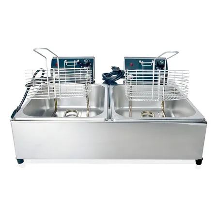 Fritadeira Industrial Elétrica Valente Inox 10lts 10l Aço Inoxidável 220v