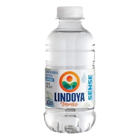 Água mineral Lindoya Verão Pack 12 unidades 240ml cada