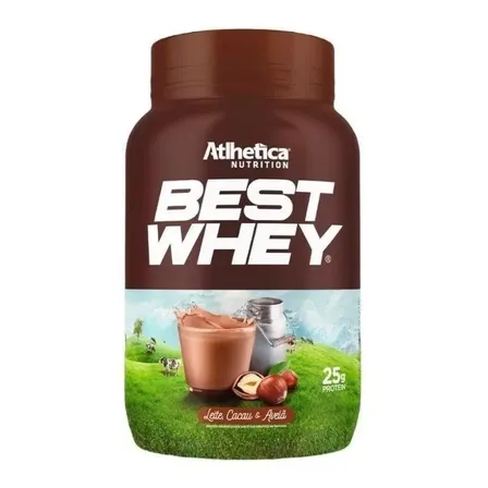 Best Whey Atlhetica Nutrition 900g Leite, Cacau e Avelã