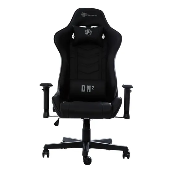 Cadeira Gamer Dn2 Preto Draxen Couro Sintético