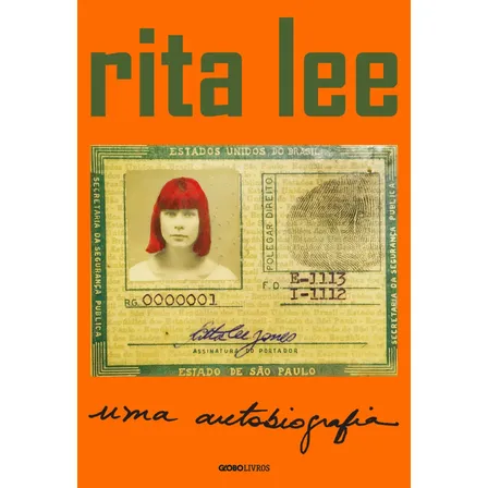 Livro Rita Lee: Uma Autobiografia Por Rita Lee Com Capa Mole Editora Globo Livros