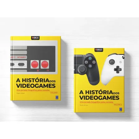 A História dos Videogames (Coleção - 2 volumes) - Amos, Evan - Editora Europa - Capa Mole