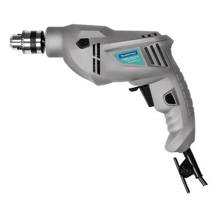 Furadeira De Impacto 500 W 3/8 Cinza Tramontina 127v 50 Hz/60 Hz