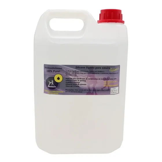 Silicone Lubrificante Esteira Ergométrica Academia 5 Litros