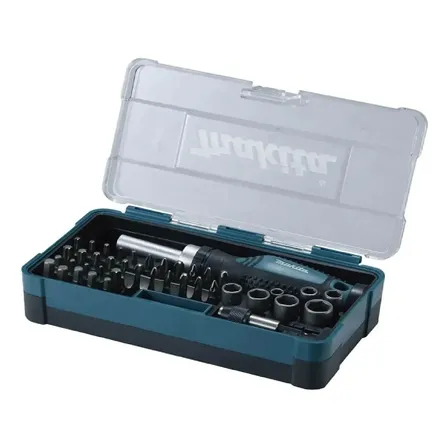 Jogo De Bits 47 Pecas Chave Catraca Manual B36170 Makita Kit