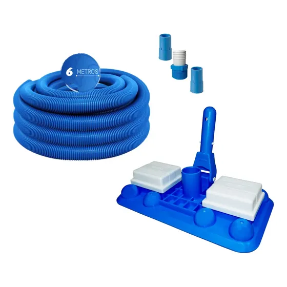 Kit Limpeza De Piscina Aspirador Esfera Sodramar