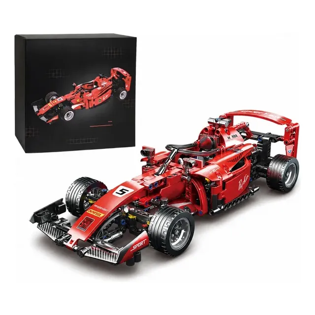 Blocos De Montar Carro Fórmula 1 455 Peças 455